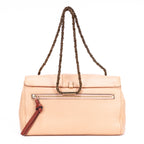 Shoulder Bag Small Bow Crossbody Light Orange Calfskin leather
