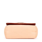 Shoulder Bag Small Bow Crossbody Light Orange Calfskin leather