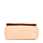Bolso Bandolera Pequeño Lazo Naranja Claro Piel de ternera
