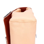 Shoulder Bag Small Bow Crossbody Light Orange Calfskin leather