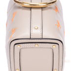 Sac bandoulière Roy Bucket en cuir de veau lisse gris