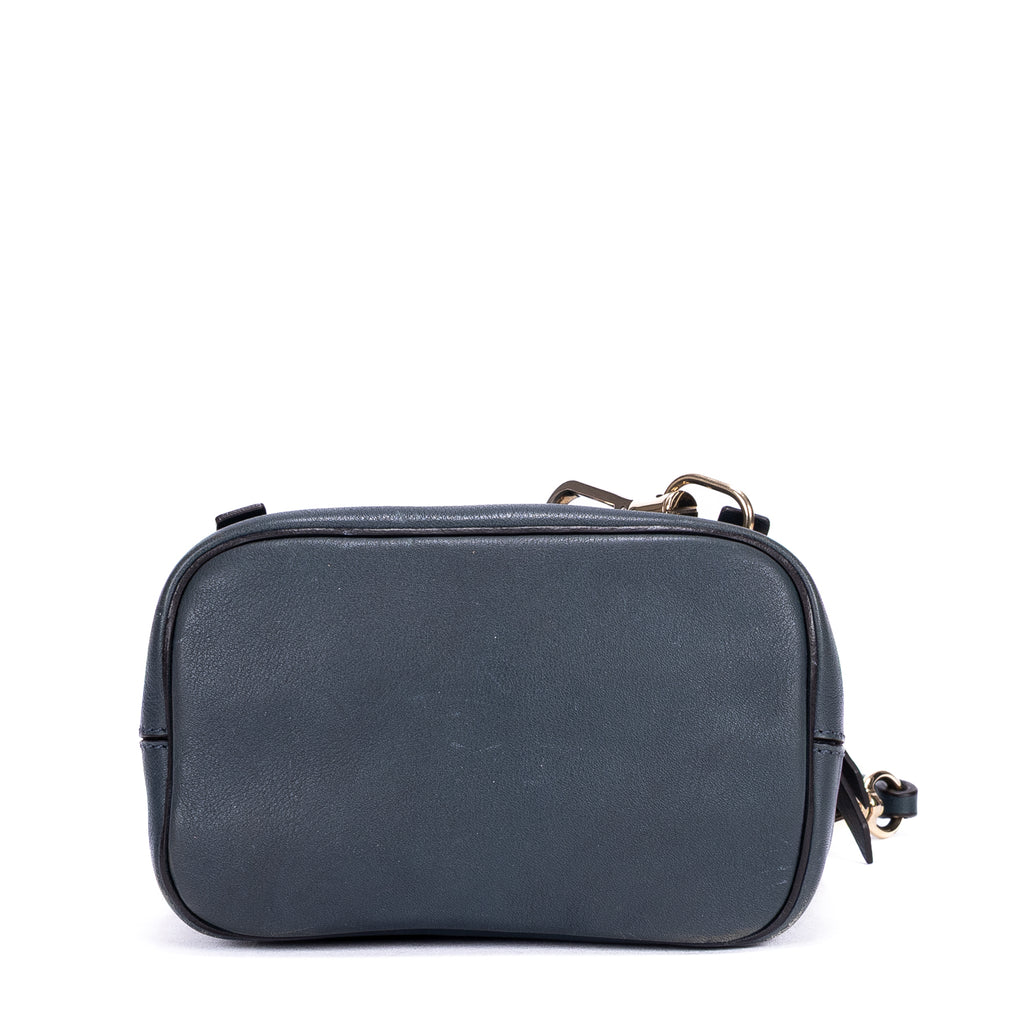 blue mini faye backpack Coach F34830 Cornflower Balilene Tonal stitching Heres my little mini Chloe