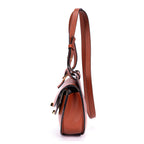 Shoulder Bag Georgia Crossbody Brown Calfskin leather