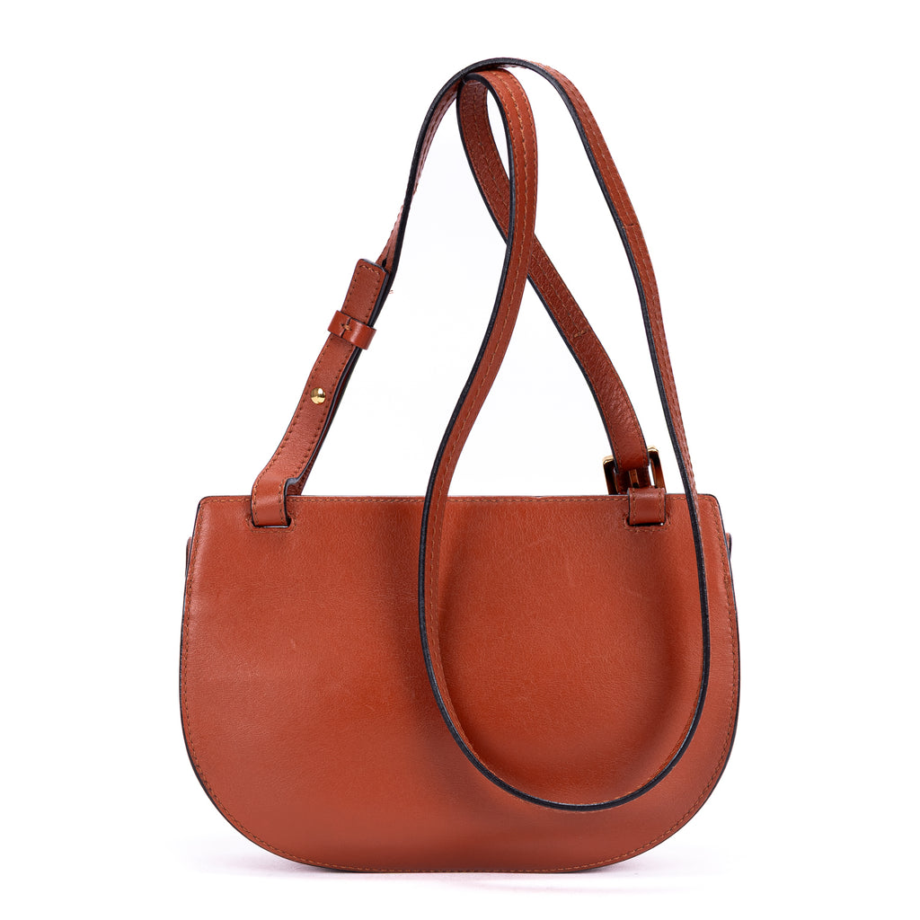 Shoulder Bag Georgia Crossbody Brown Calfskin leather