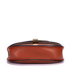 Shoulder Bag Georgia Crossbody Brown Calfskin leather
