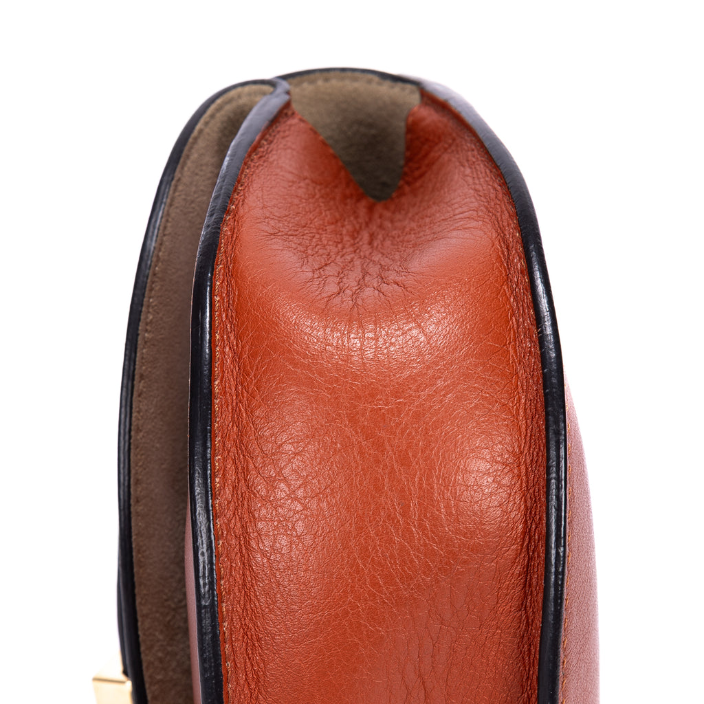 Shoulder Bag Georgia Crossbody Brown Calfskin leather