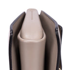 Bolso al Hombro Faye Pequeño Piel de Becerro Lisa Gris