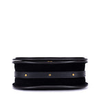 Bolso de hombro Nile Bracelet Bag de piel de becerro negra