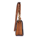 Bolso de mano Nile Bracelet Bag Piel de becerro lisa marrón