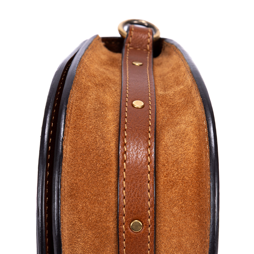 Bolso de mano Nile Bracelet Bag Piel de becerro lisa marrón