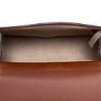Bolso de mano Nile Bracelet Bag Piel de becerro lisa marrón