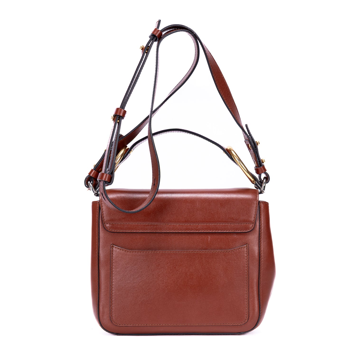 Shoulder Bag Small C Bag Small Brown Smooth Leather