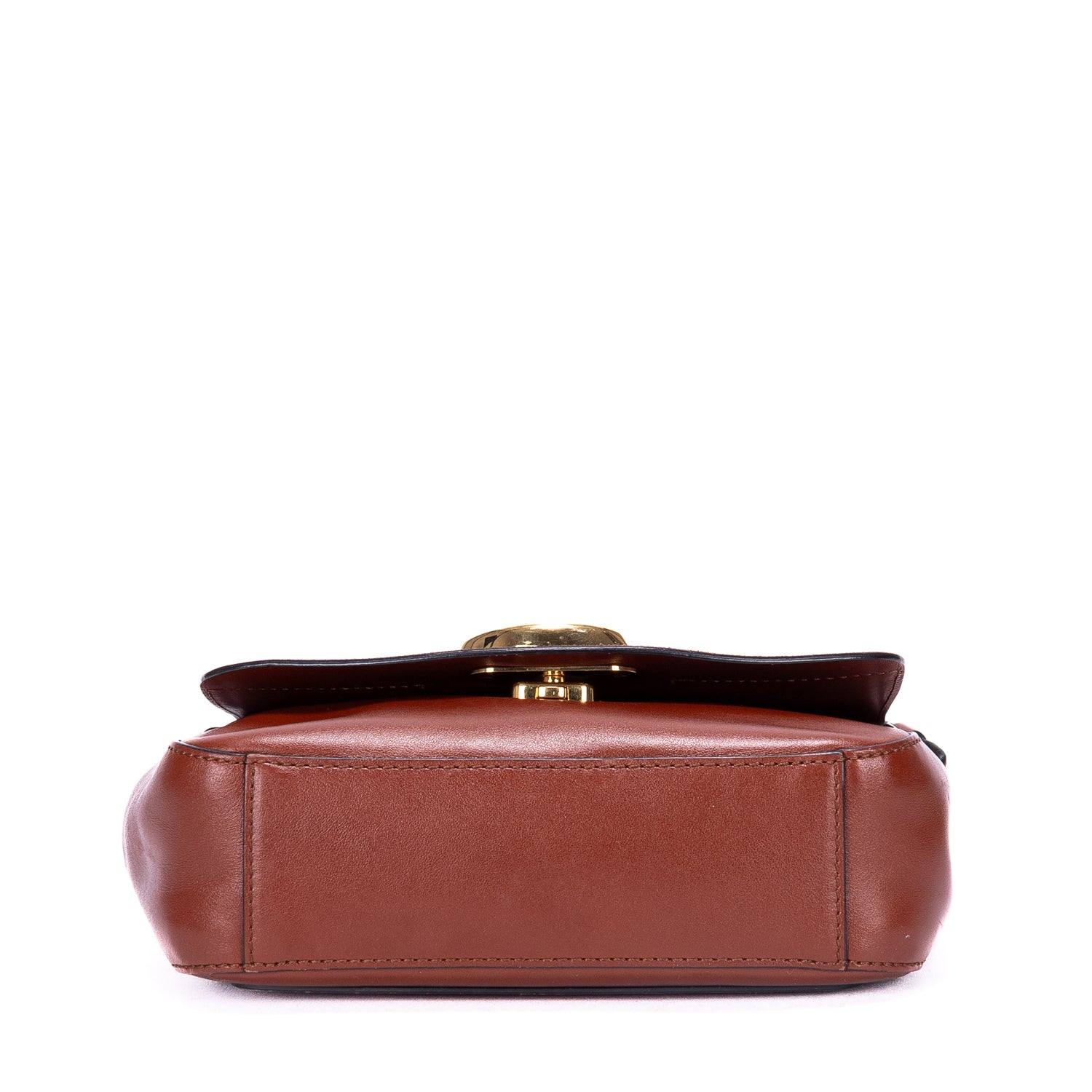 Shoulder Bag Small C Bag Small Brown Smooth Leather