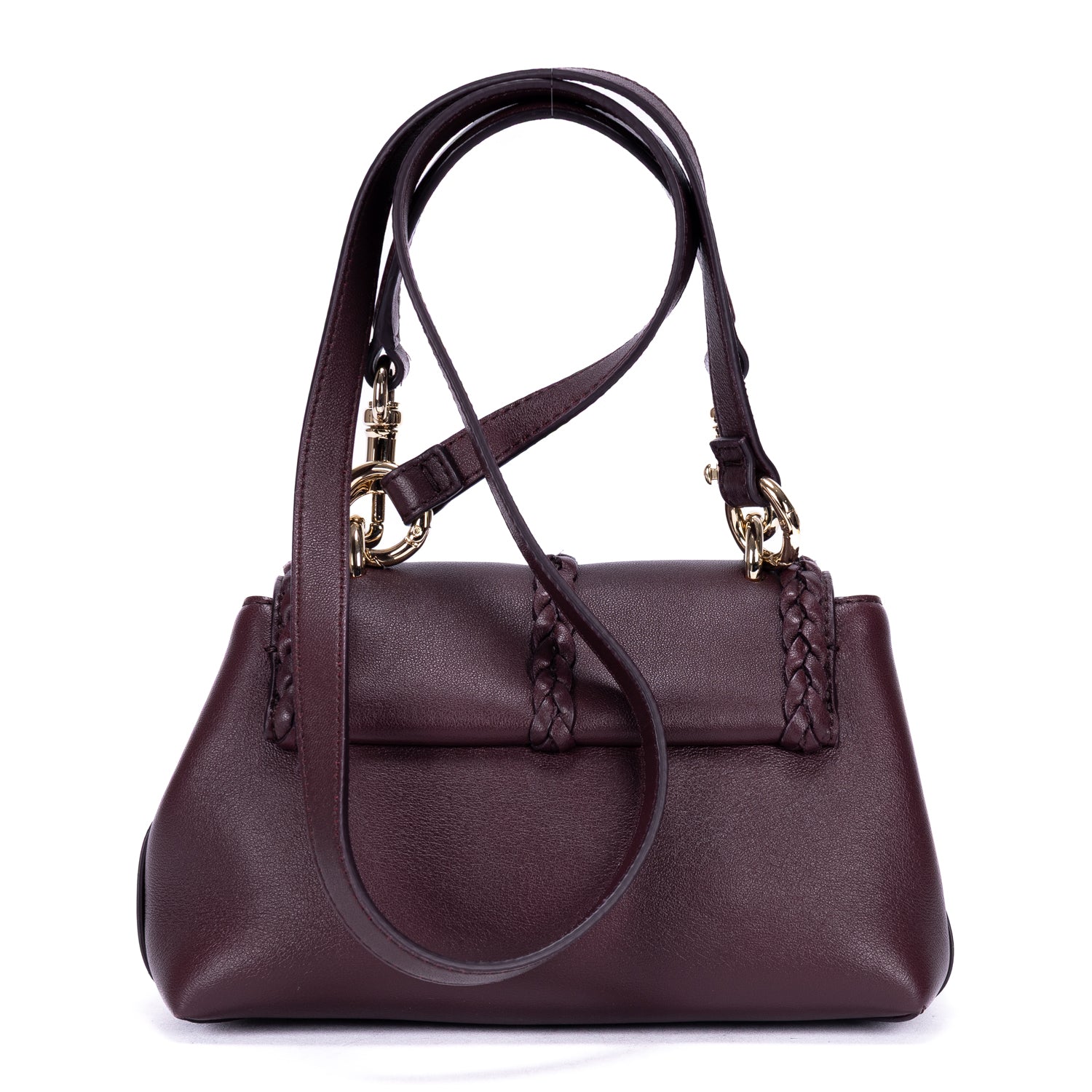Shoulder Bag Penelope Bag Purple Smooth Calfskin Leather