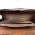 Shoulder Bag Drew Crossbody Small Orange Grained Calfskin Leather