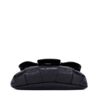Bolso Bandolera Bamboo Nouveau Flecos Pequeño Piel Becerro Grabado Negro