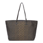 Bandolera Spalmati Star Laser Cut Roll Tote Bag Verde oscuro Lona con estrellas cortadas a láser