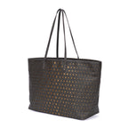 Bandolera Spalmati Star Laser Cut Roll Tote Bag Verde oscuro Lona con estrellas cortadas a láser