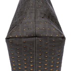 Bandolera Spalmati Star Laser Cut Roll Tote Bag Verde oscuro Lona con estrellas cortadas a láser