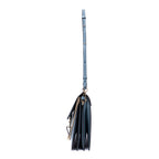 Bolso de hombro Faye mediano de piel de becerro azul
