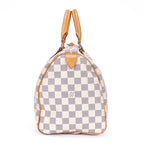 Bandolera Speedy 30 Damier Azur color marfil