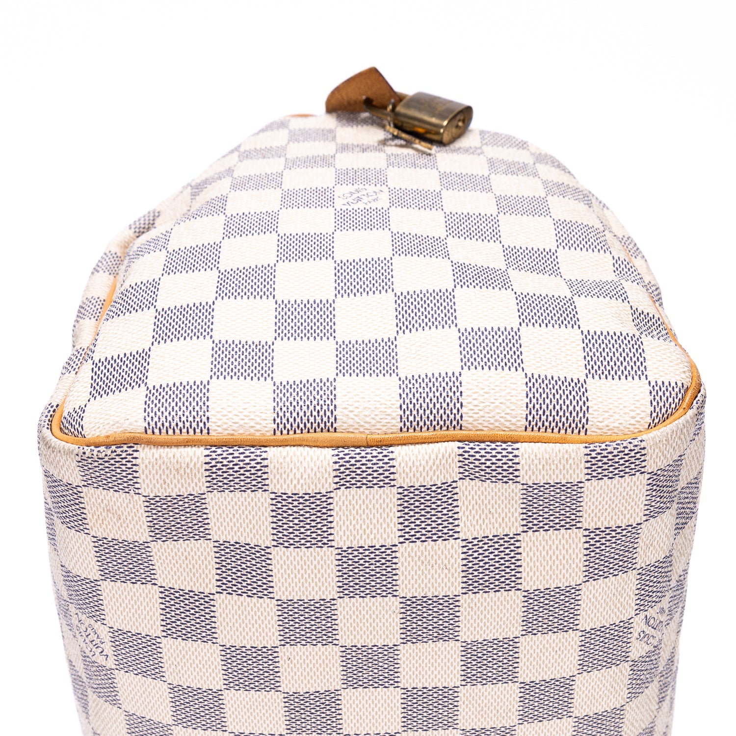 Bandolera Speedy 30 Damier Azur color marfil