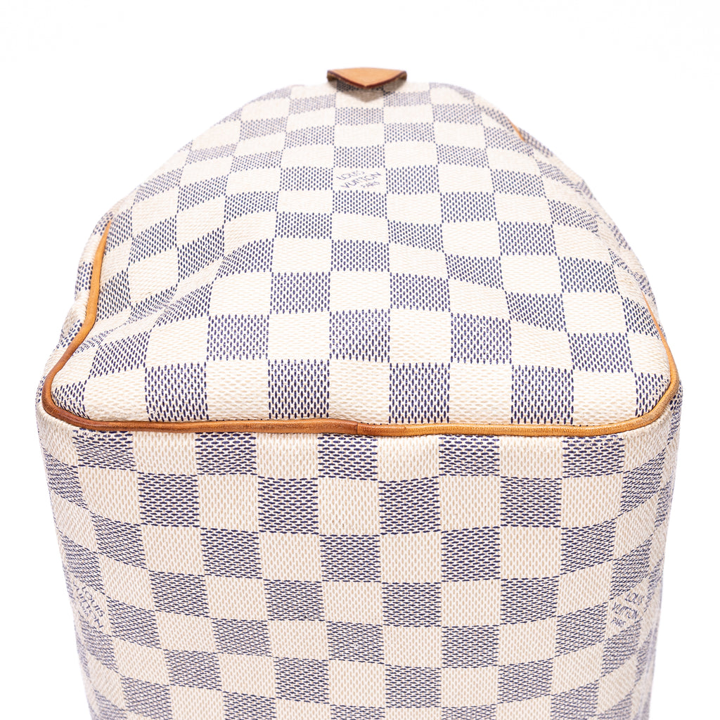 Bandolera Speedy 30 Damier Azur color marfil