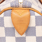 Bandolera Speedy 30 Damier Azur color marfil