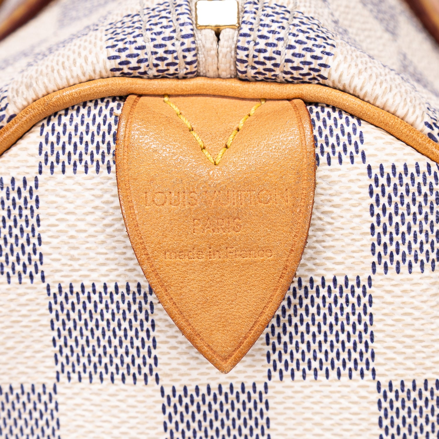Bandolera Speedy 30 Damier Azur color marfil