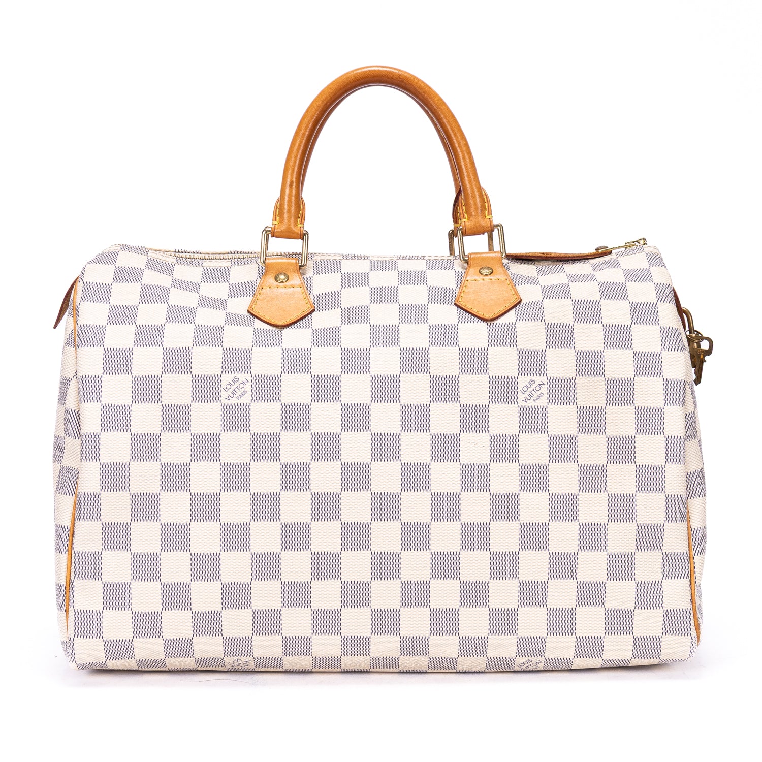 Shoulder Bag Speedy 35 Ivory Damier Azur