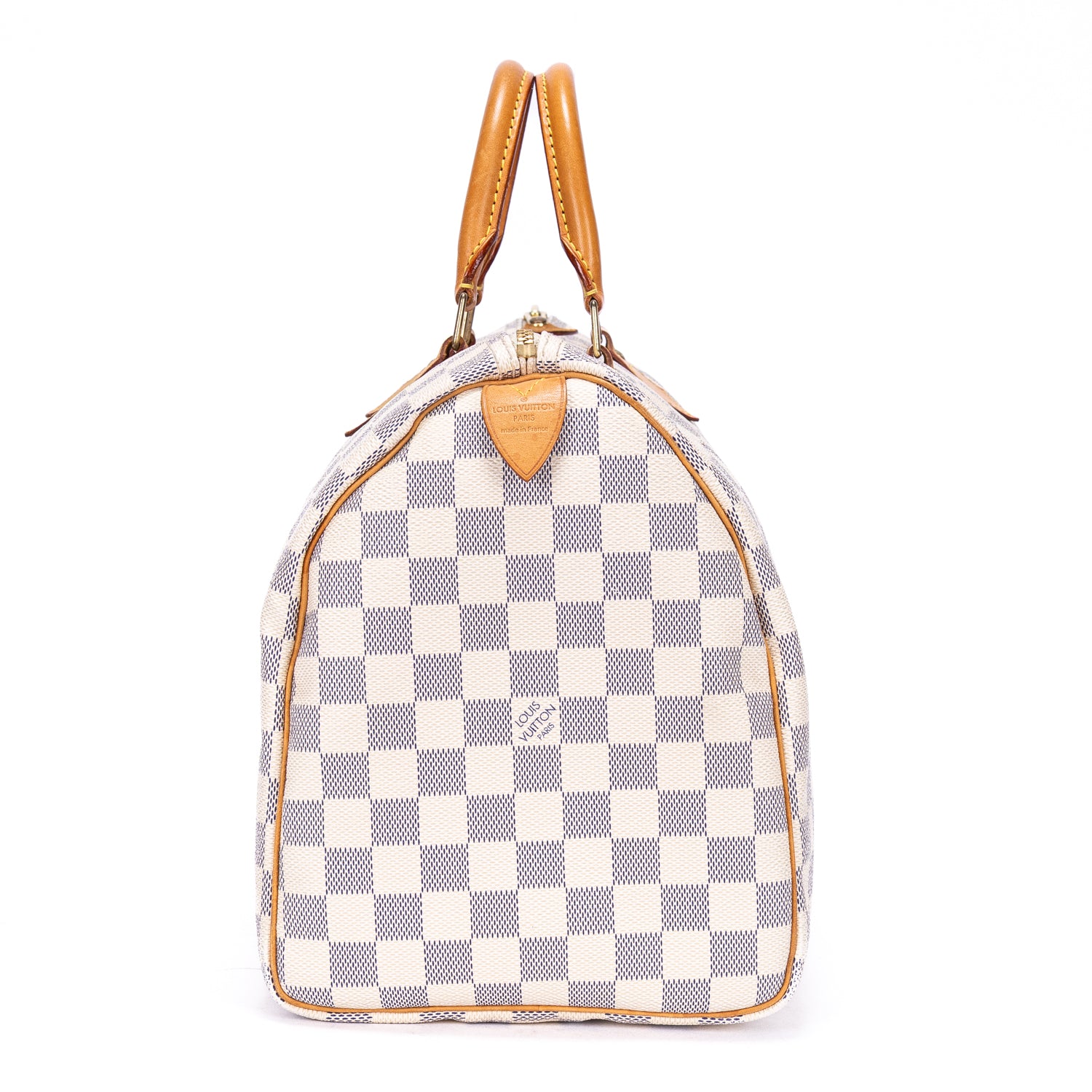 Shoulder Bag Speedy 35 Ivory Damier Azur