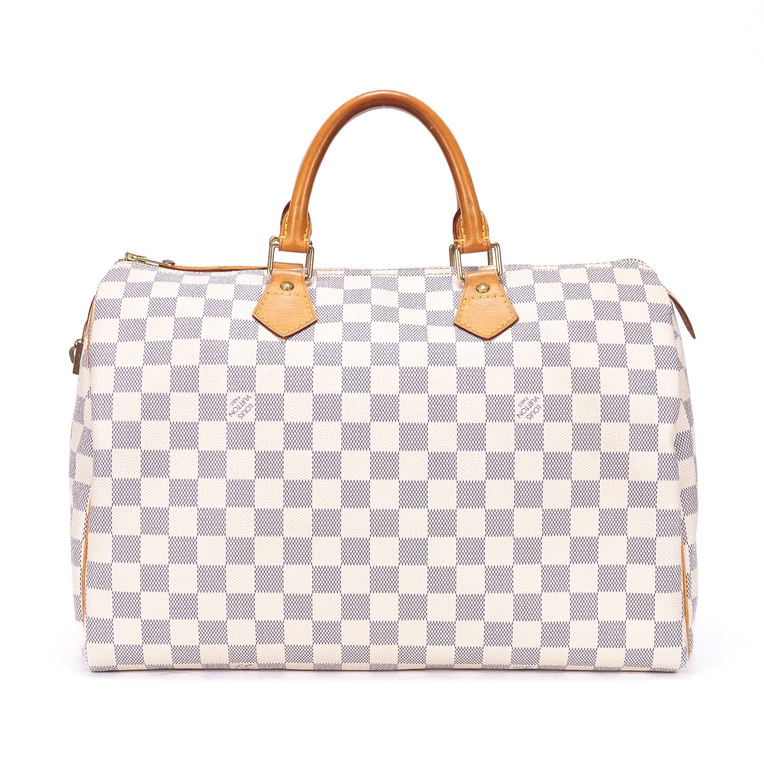 Shoulder Bag Speedy 35 Ivory Damier Azur