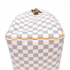 Bolso de hombro Speedy 35 Damier Azur color marfil