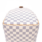 Bolso de hombro Speedy 35 Damier Azur color marfil
