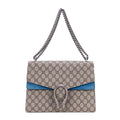 Sac porté épaule moyen Dionysus Chain Crossbody en toile Suprême beige
