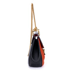 Sac Bandoulière Petit Bicolore Drew Small Cuir De Veau Grainé Noir