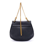 Sac Bandoulière Petit Bicolore Drew Small Cuir De Veau Grainé Noir