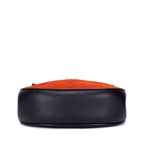 Sac Bandoulière Petit Bicolore Drew Small Cuir De Veau Grainé Noir