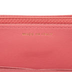 Shoulder Bag Wallet on Chain 19 Pink Large Quilted Leather