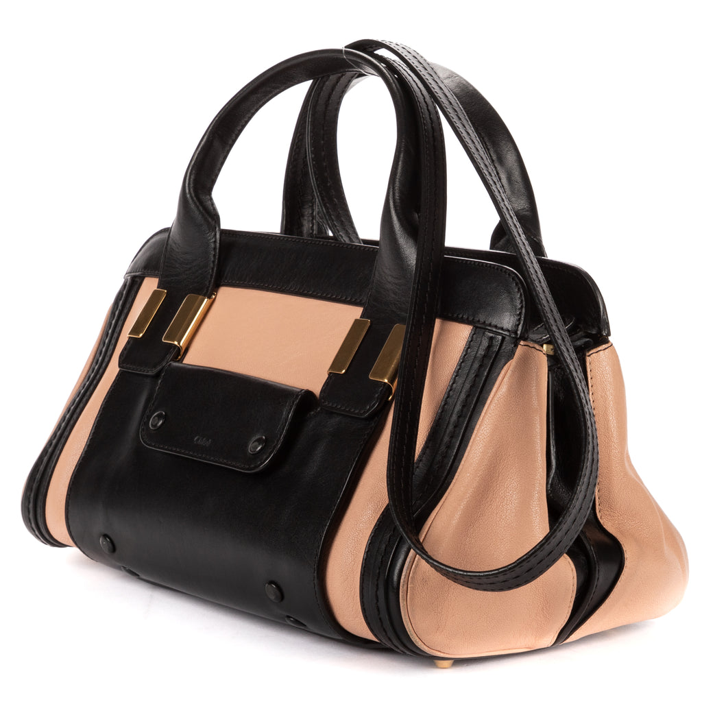Shoulder Bag Little Alice Small Black Calfskin Leather