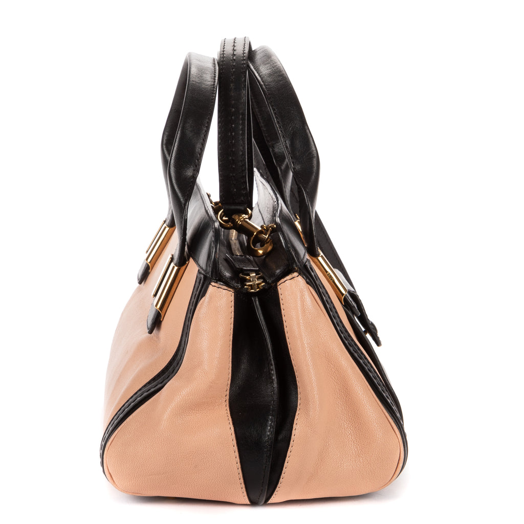 Shoulder Bag Little Alice Small Black Calfskin Leather