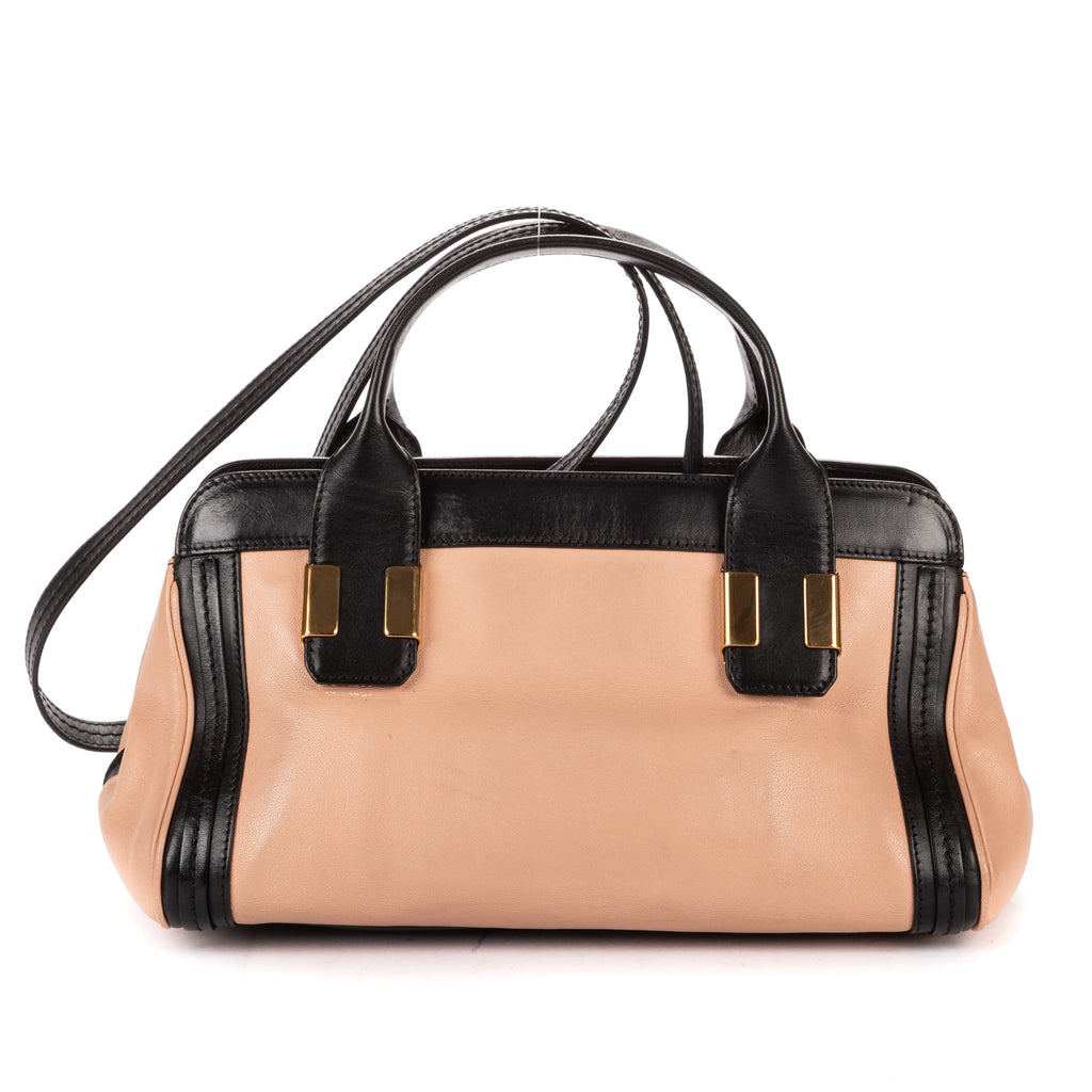 Shoulder Bag Little Alice Small Black Calfskin Leather