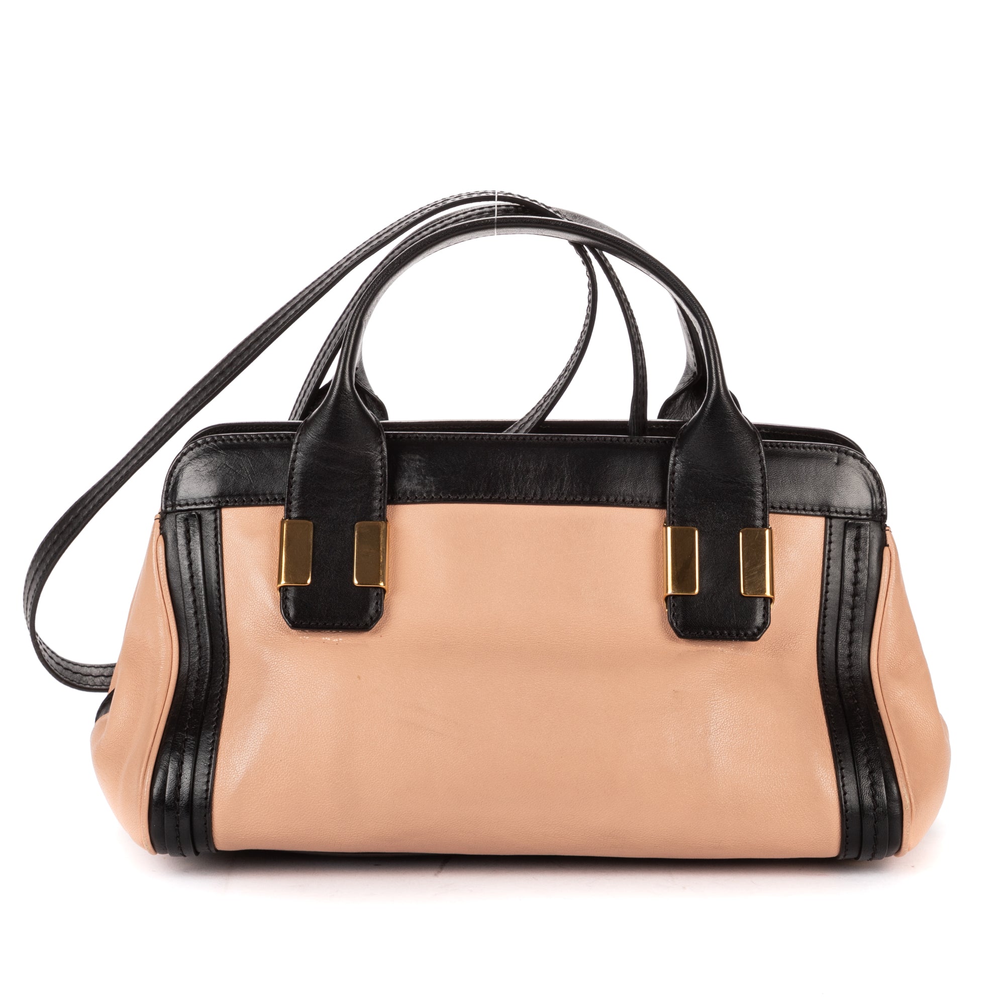 Shoulder Bag Little Alice Small Black Calfskin Leather