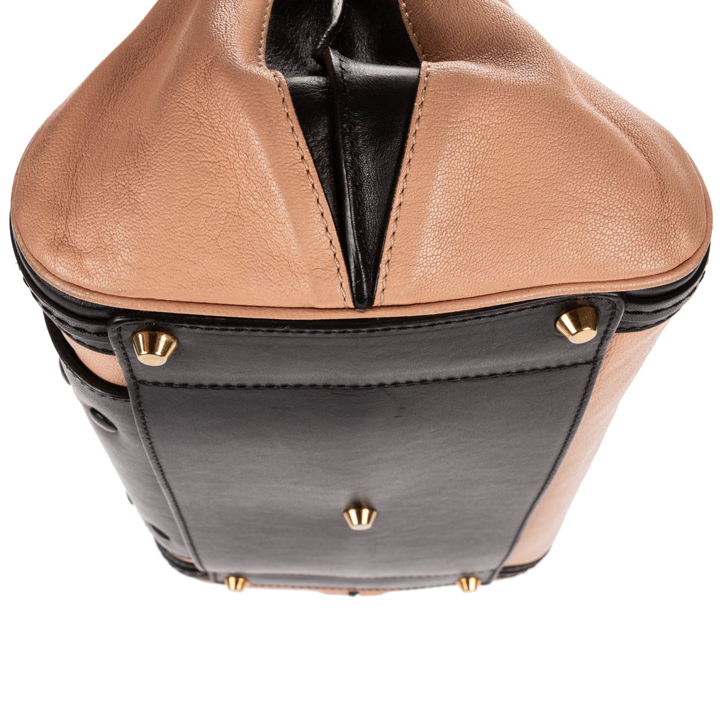 Shoulder Bag Little Alice Small Black Calfskin Leather