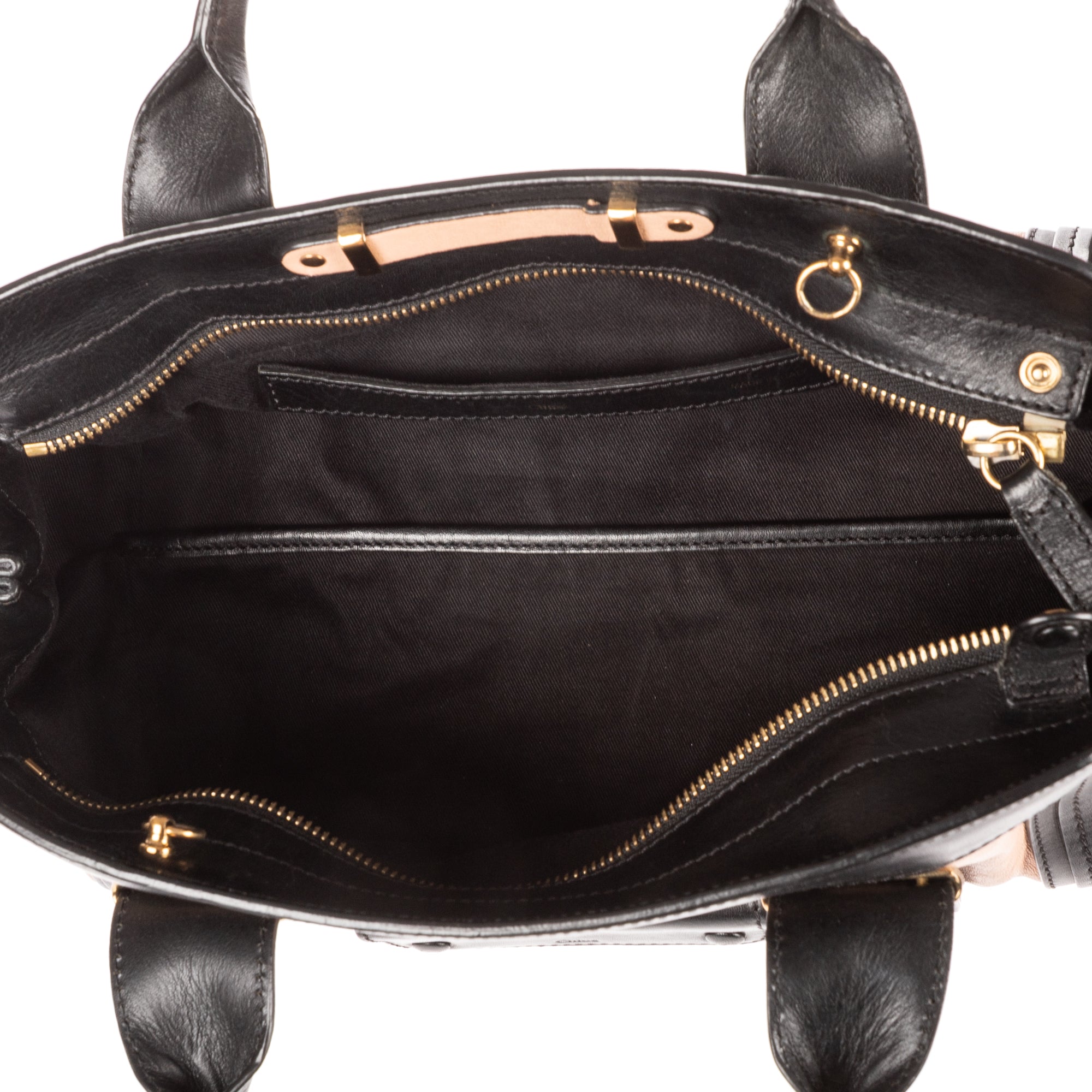 Shoulder Bag Little Alice Small Black Calfskin Leather