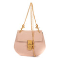 Shoulder Bag Mini Drew Mini Pink Pebbled Calfskin Leather