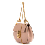 Shoulder Bag Mini Drew Mini Pink Pebbled Calfskin Leather