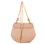 Shoulder Bag Mini Drew Mini Pink Pebbled Calfskin Leather