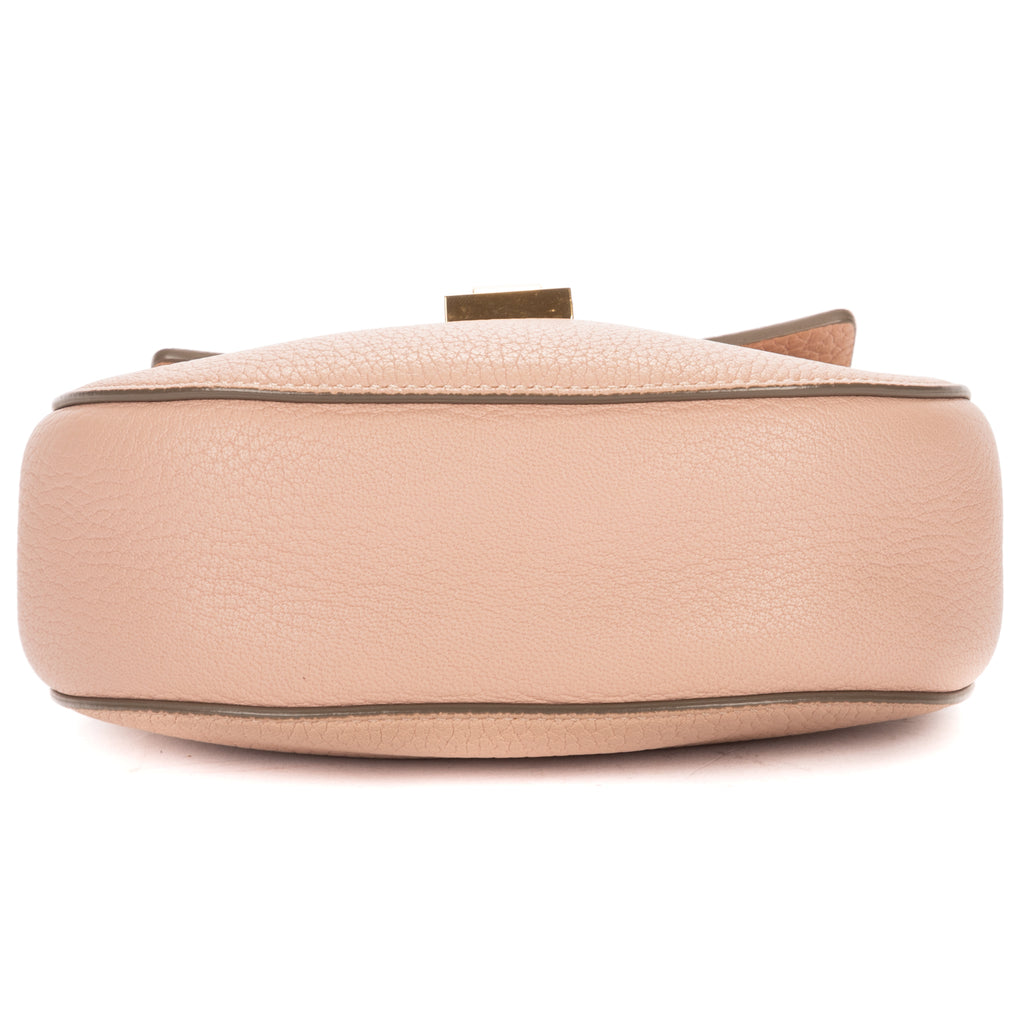 Shoulder Bag Mini Drew Mini Pink Pebbled Calfskin Leather