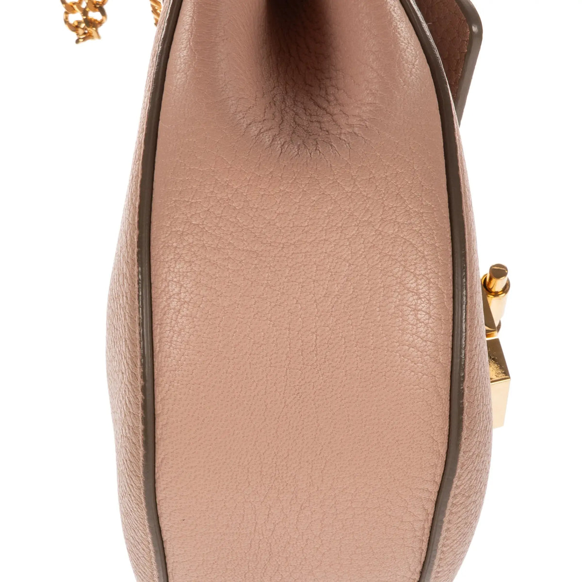 Shoulder Bag Mini Drew Mini Pink Pebbled Calfskin Leather